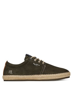 Pepe Jeans Espadryle Tourist West PMS10336 Khaki ze sklepu MODIVO w kategorii Espadryle męskie - zdjęcie 183562403