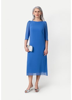 Elegancka niebieska sukienka ze sklepu Molton w kategorii Sukienki - zdjęcie 183565531
