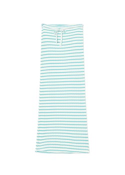 Cropp - Spódnica maxi w turkusowe paski - turkusowy ze sklepu Cropp w kategorii Spódnice - zdjęcie 183571140
