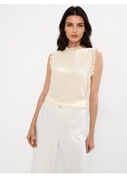 Mohito - Elegancki top ze stójką - żółty ze sklepu Mohito w kategorii Bluzki damskie - zdjęcie 183571211