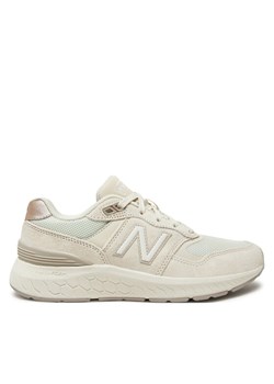 Sneakersy New Balance Walking 880 WW880TB6 Beżowy ze sklepu eobuwie.pl w kategorii Buty sportowe damskie - zdjęcie 183572721