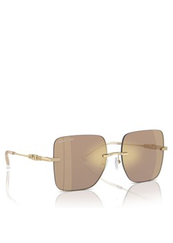 Okulary przeciwsłoneczne Michael Kors Québec 0MK1150 10145A Złoty ze sklepu eobuwie.pl w kategorii Okulary przeciwsłoneczne damskie - zdjęcie 183572883