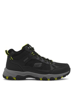 Trzewiki Skechers 204477BLK Czarny ze sklepu eobuwie.pl w kategorii Buty trekkingowe męskie - zdjęcie 183572913