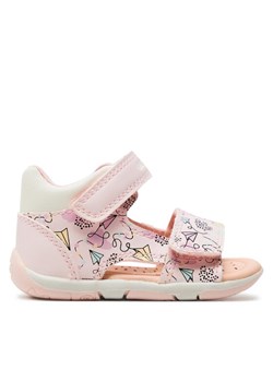 Sandały Geox B Sandal Tapuz Girl B450YA 000BC C8206 Różowy ze sklepu eobuwie.pl w kategorii Buciki niemowlęce - zdjęcie 183573000
