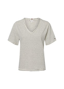 Tommy Hilfiger Koszulka damska z zawartością lnu Kobiety Bawełna écru w paski ze sklepu vangraaf w kategorii Bluzki damskie - zdjęcie 183575482
