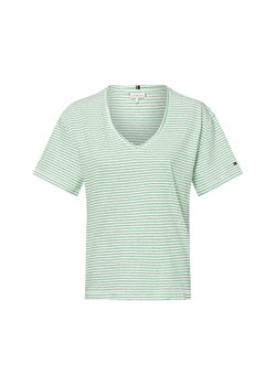 Tommy Hilfiger Koszulka damska z zawartością lnu Kobiety Bawełna écru w paski ze sklepu vangraaf w kategorii Bluzki damskie - zdjęcie 183575483