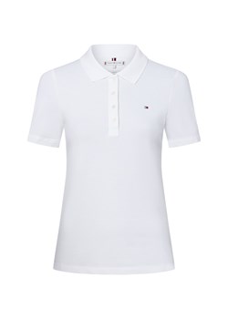 Tommy Hilfiger Damska koszulka polo Kobiety Bawełna écru jednolity ze sklepu vangraaf w kategorii Bluzki damskie - zdjęcie 183575490