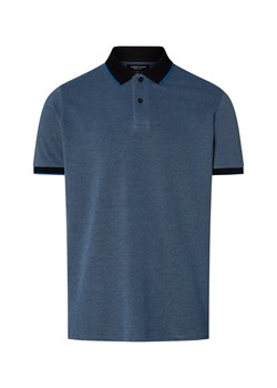 Andrew James Męska koszulka polo Mężczyźni Bawełna niebieski marmurkowy ze sklepu vangraaf w kategorii T-shirty męskie - zdjęcie 183575521