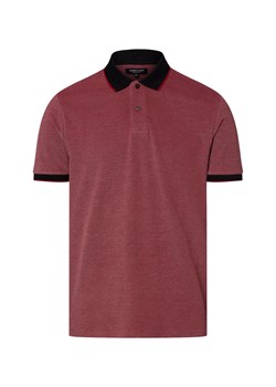 Andrew James Męska koszulka polo Mężczyźni Bawełna bordowy marmurkowy ze sklepu vangraaf w kategorii T-shirty męskie - zdjęcie 183575522