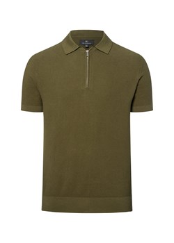 Nils Sundström Męska koszulka polo Mężczyźni Bawełna trzcinowy wypukły wzór tkaniny ze sklepu vangraaf w kategorii T-shirty męskie - zdjęcie 183575533