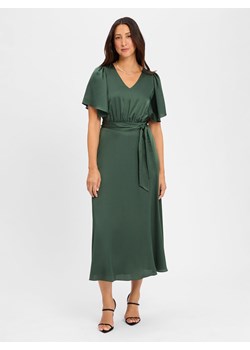 Marie Lund Damska sukienka wieczorowa Kobiety jodłowy jednolity ze sklepu vangraaf w kategorii Sukienki - zdjęcie 183575610