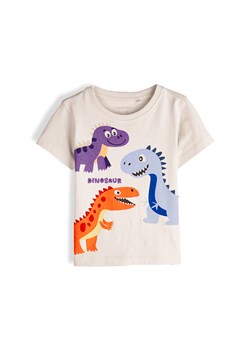 GATE Bawełniana koszulka z nadrukiem 3Y ze sklepu gateshop w kategorii T-shirty chłopięce - zdjęcie 183576364