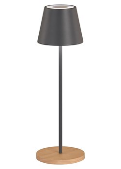 FH Lighting Lampa stołowa LED &quot;Cosenza&quot; w kolorze antracytowym - wys. 38 x Ø 12 cm ze sklepu Limango Polska w kategorii Lampy stołowe - zdjęcie 183576422
