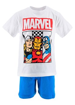 Avengers Piżama &quot;Avengers Classic&quot; w kolorze biało-niebieskim ze wzorem ze sklepu Limango Polska w kategorii Piżamy dziecięce - zdjęcie 183576871