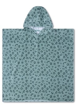 Swim Essentials Ponczo &quot;Green Leopard&quot; w kolorze zielonym - 65 x 65 cm ze sklepu Limango Polska w kategorii Ręczniki - zdjęcie 183576881