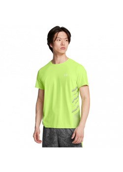 Męska koszulka do biegania Under Armour UA Launch Elite Graphic Ss - zielona ze sklepu Sportstylestory.com w kategorii T-shirty męskie - zdjęcie 183576944