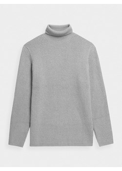 Męski golf Outhorn OTHAW22TSWEM006 - szary ze sklepu Sportstylestory.com w kategorii Swetry męskie - zdjęcie 183577091