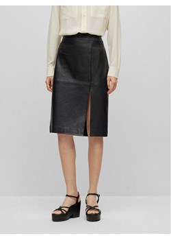 Boss Spódnica z imitacji skóry 50489116 Czarny Slim Fit ze sklepu MODIVO w kategorii Spódnice - zdjęcie 183578064