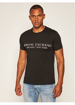 Armani Exchange T-Shirt 8NZT72 Z8H4Z 1200 Czarny Slim Fit ze sklepu MODIVO w kategorii T-shirty męskie - zdjęcie 183578101