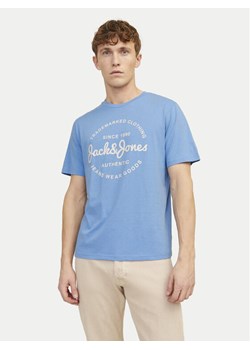 Jack&Jones T-Shirt Forest 12247972 Niebieski Standard Fit ze sklepu MODIVO w kategorii T-shirty męskie - zdjęcie 183578380