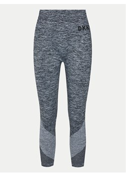 DKNY Sport Legginsy DP8P1765 Szary Slim Fit ze sklepu MODIVO w kategorii Spodnie damskie - zdjęcie 183578461