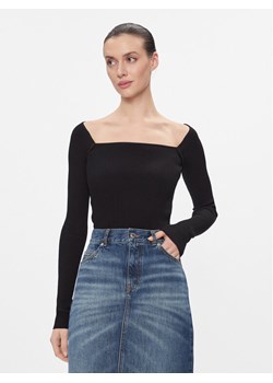 MAX&Co. Bluzka Tolone Czarny Slim Fit ze sklepu MODIVO w kategorii Bluzki damskie - zdjęcie 183578531