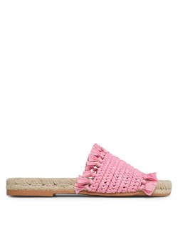 Manebi Espadryle Fringed Knots Raffia Jute Sandals V 2.9 Y0 Różowy ze sklepu MODIVO w kategorii Espadryle damskie - zdjęcie 183578751