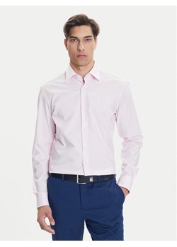 BOSS Koszula H-Hank 50469345 Różowy Slim Fit ze sklepu MODIVO w kategorii Koszule męskie - zdjęcie 183578754