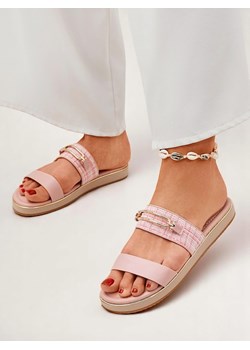 Royalfashion Damskie klapki na płaskiej podeszwie Mamma ze sklepu royalfashion.pl w kategorii Klapki damskie - zdjęcie 183581983