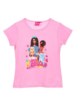 Barbie Koszulka &quot;Barbie&quot; w kolorze jasnoróżowym ze wzorem ze sklepu Limango Polska w kategorii Bluzki dziewczęce - zdjęcie 183582781