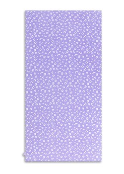 Swim Essentials Ręcznik plażowy &quot;Lila Leopard&quot; w kolorze fioletowym - 135 x 65 cm ze sklepu Limango Polska w kategorii Ręczniki - zdjęcie 183582800