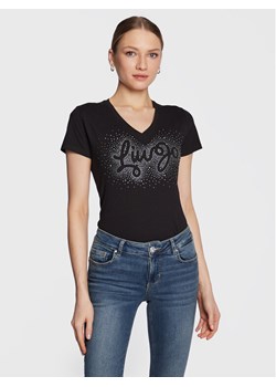 Liu Jo T-Shirt WA3278 JS923 Czarny Regular Fit ze sklepu MODIVO w kategorii Bluzki damskie - zdjęcie 183582844