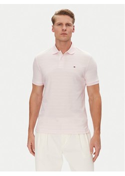 Tommy Hilfiger Polo MW0MW39994 Różowy Regular Fit ze sklepu MODIVO w kategorii T-shirty męskie - zdjęcie 183582851