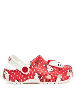 Crocs Klapki Hello Kitty Red Classic Clog K 210576 Kolorowy ze sklepu MODIVO w kategorii Klapki dziecięce - zdjęcie 183582863