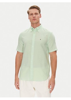 Tommy Hilfiger Koszula MW0MW40703 Zielony Regular Fit ze sklepu MODIVO w kategorii Koszule męskie - zdjęcie 183582871