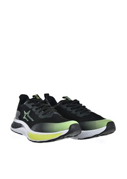 Sneakersy damskie półbuty memory foam Big Star NN274300 czarne ze sklepu butyolivier w kategorii Półbuty damskie - zdjęcie 183585052