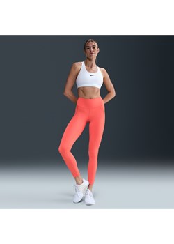 Damskie legginsy o pełnej długości z wysokim stanem Nike One Fitted - Pomarańczowy ze sklepu Nike poland w kategorii Spodnie damskie - zdjęcie 183585192