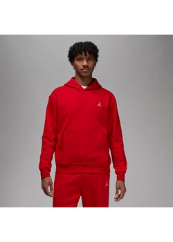 Męska bluza z kapturem i nadrukiem Jordan Brooklyn Fleece - Czerwony ze sklepu Nike poland w kategorii Bluzy męskie - zdjęcie 183585224