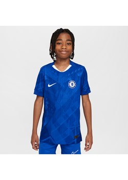 Koszulka piłkarska dla dużych dzieci Nike Dri-FIT ADV Authentic Chelsea F.C. Match 2025/26 (wersja domowa) - Niebieski ze sklepu Nike poland w kategorii T-shirty chłopięce - zdjęcie 183585232