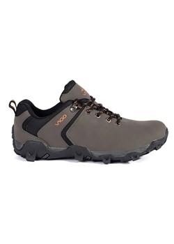 Vico Szare męskie buty trekkingowe przed kostkę ze sklepu ButyModne.pl w kategorii Buty trekkingowe męskie - zdjęcie 183589042