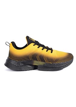 Vico Żółto-czarne wygodne buty sportowe męskie żółte ze sklepu ButyModne.pl w kategorii Buty sportowe męskie - zdjęcie 183589044