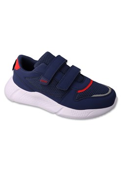 Befado sportowe dziecięce na rzepy navy/red 452X006 niebieskie ze sklepu ButyModne.pl w kategorii Buty sportowe dziecięce - zdjęcie 183589290