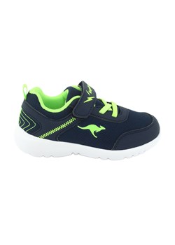 KangaRoos Dziecięce buty sportowe 02050 granatowe/zielone niebieskie ze sklepu ButyModne.pl w kategorii Buty sportowe dziecięce - zdjęcie 183589452
