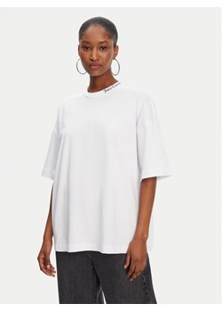 Juicy Couture T-Shirt Boyfriend JCTES09 Biały Relaxed Fit ze sklepu MODIVO w kategorii Bluzki damskie - zdjęcie 183591291