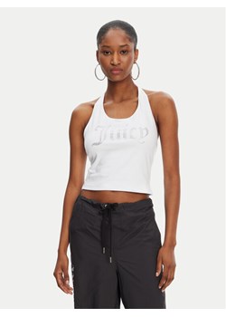 Juicy Couture Top Tied JCWCT125306 Biały Slim Fit ze sklepu MODIVO w kategorii Bluzki damskie - zdjęcie 183591294