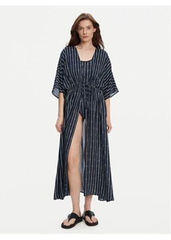 Tommy Hilfiger Kimono UW0UW05960 Granatowy Relaxed Fit ze sklepu MODIVO w kategorii Odzież plażowa - zdjęcie 183591321