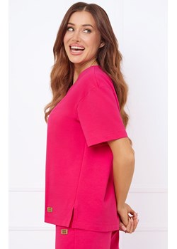 Bluzka damska z krótkim rękawem fuksja Caro, Kolor fuksja, Rozmiar M, Italian Fashion ze sklepu Intymna w kategorii Bluzki damskie - zdjęcie 183592362