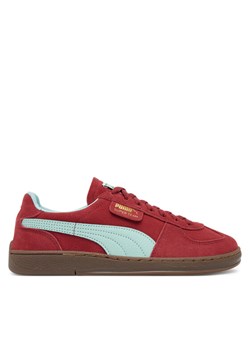 Sneakersy Puma Super Team SD 398528 08 Bordowy ze sklepu eobuwie.pl w kategorii Buty sportowe męskie - zdjęcie 183592641