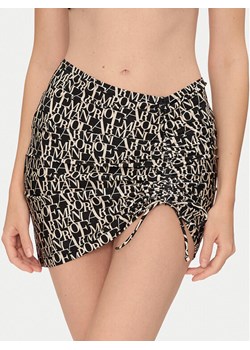 Emporio Armani Spódnica mini EW000812 AF12190 FC125 Czarny Slim Fit ze sklepu MODIVO w kategorii Odzież plażowa - zdjęcie 183593334