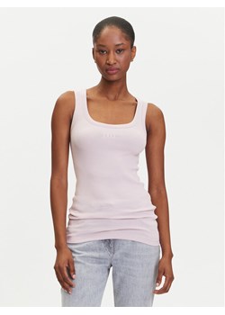 BOSS Top C_Ematite 50504245 Różowy Slim Fit ze sklepu MODIVO w kategorii Bluzki damskie - zdjęcie 183593363